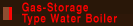 Gas-Storage Type Water Boiler